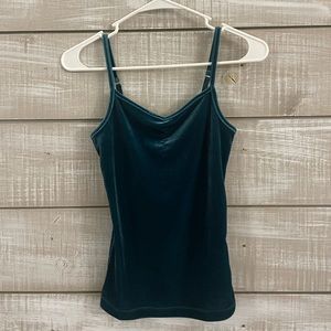 Aerie Teal Velvet Tank Top (Size XS)